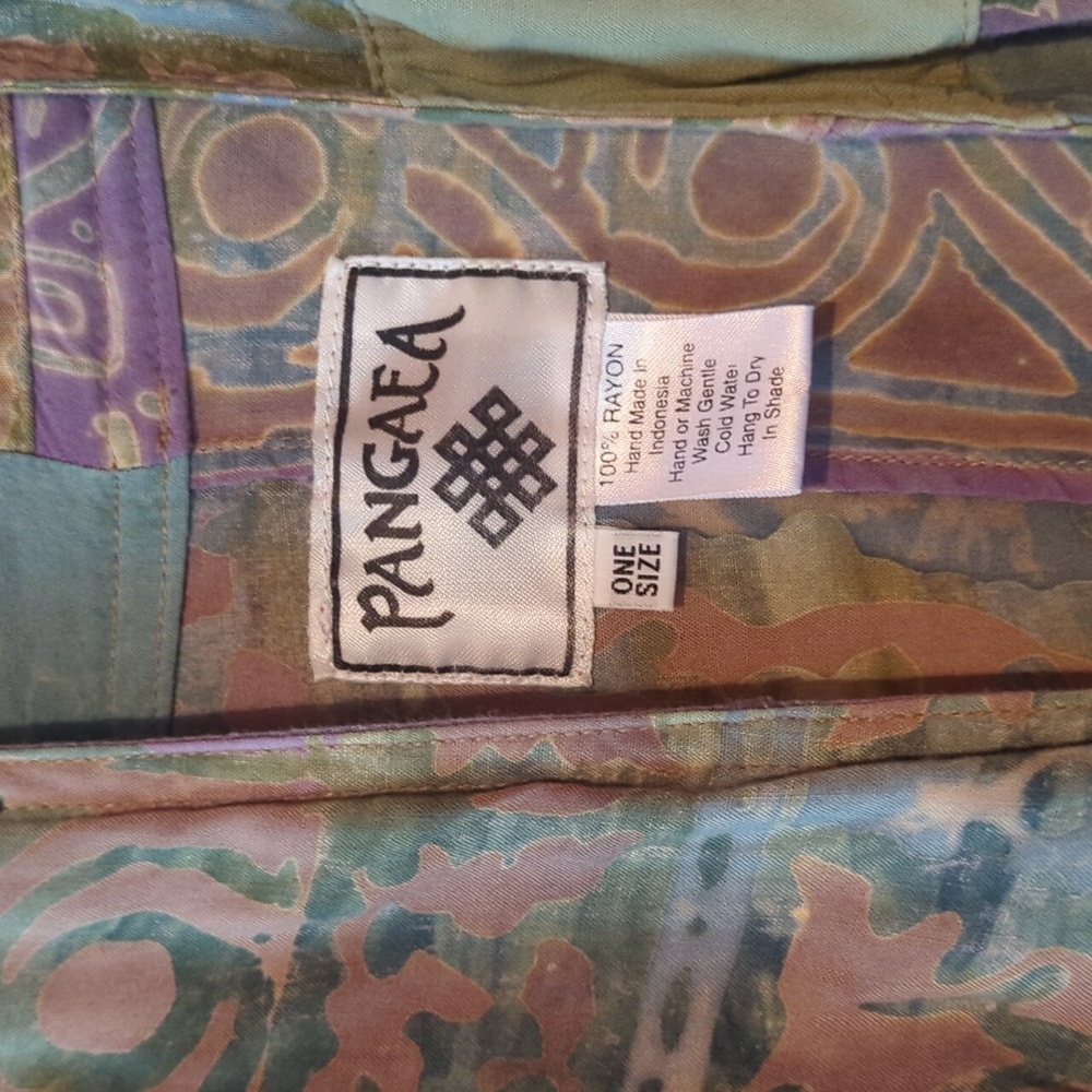 Vintage Indonesian Patchwork Batik Print Open Jac… - image 2